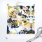 Abstract Painterly Painting Decor Kids Winter Navy Mint Mustard Modern Yellow Blue Pink Tie Dye Custom Removable Wallpaper by Spoonflower Peel & Stick Wallpaper 2FT Wide